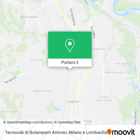 Mappa Tecnocab di Bolamperti Antonio