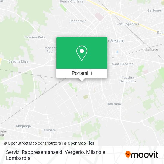 Mappa Servizi Rappresentanze di Vergerio