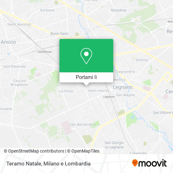 Mappa Teramo Natale