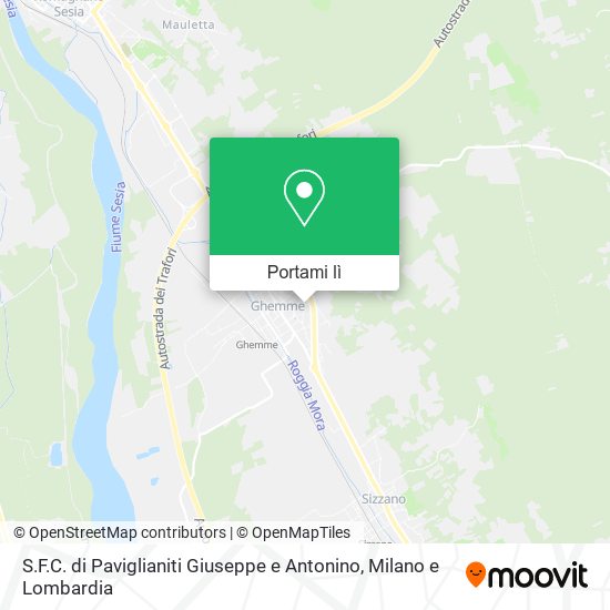 Mappa S.F.C. di Paviglianiti Giuseppe e Antonino