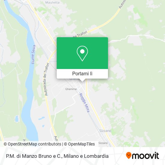 Mappa P.M. di Manzo Bruno e C.