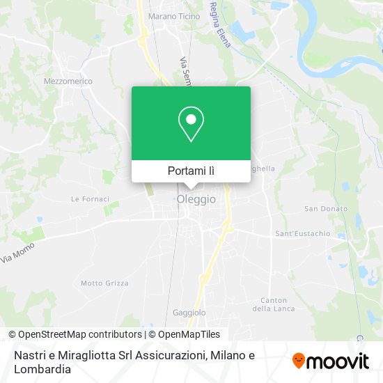 Mappa Nastri e Miragliotta Srl Assicurazioni