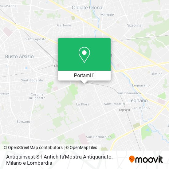 Mappa Antiquinvest Srl Antichita'Mostra Antiquariato