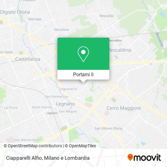 Mappa Ciapparelli Alfio