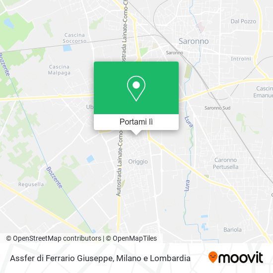 Mappa Assfer di Ferrario Giuseppe