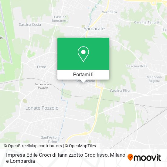 Mappa Impresa Edile Croci di Iannizzotto Crocifisso