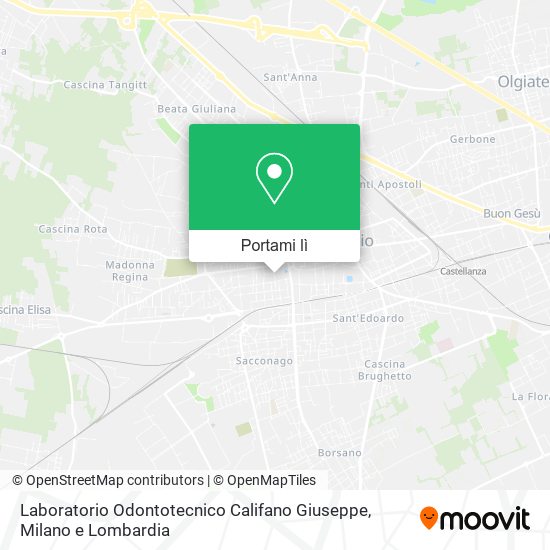 Mappa Laboratorio Odontotecnico Califano Giuseppe