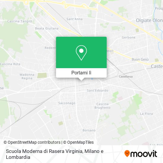 Mappa Scuola Moderna di Rasera Virginia