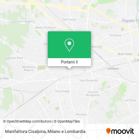 Mappa Manifattura Cisalpina