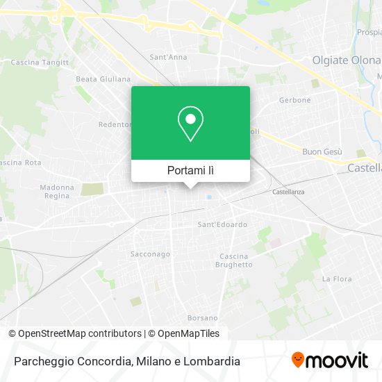 Mappa Parcheggio Concordia