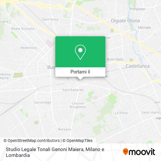 Mappa Studio Legale Tonali Genoni Maiera