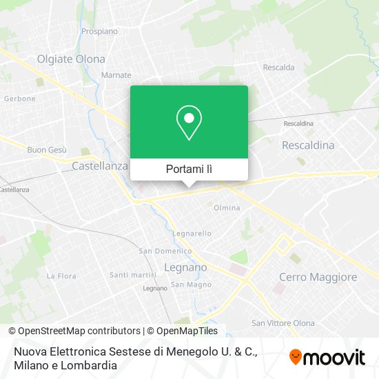 Mappa Nuova Elettronica Sestese di Menegolo U. & C.
