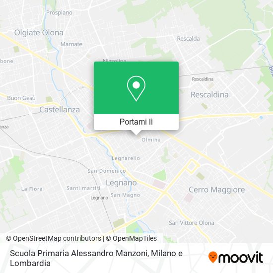 Mappa Scuola Primaria Alessandro Manzoni