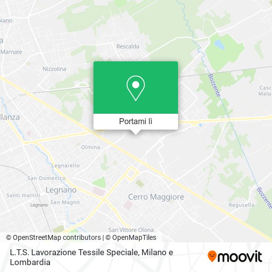 Mappa L.T.S. Lavorazione Tessile Speciale