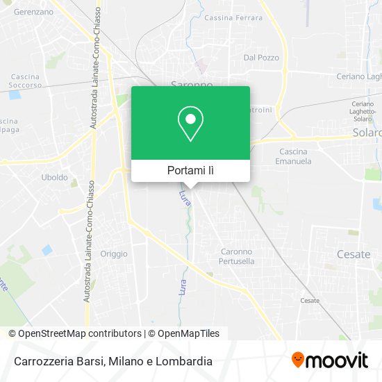 Mappa Carrozzeria Barsi