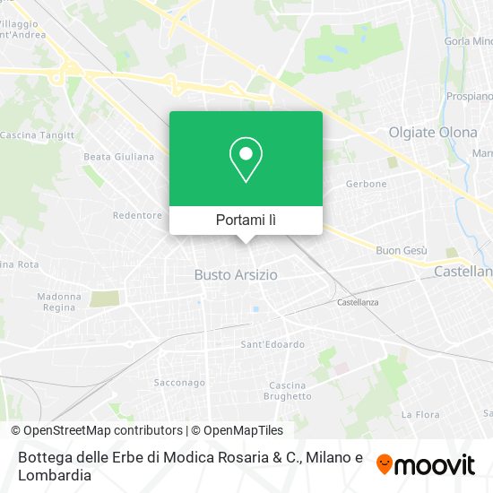 Mappa Bottega delle Erbe di Modica Rosaria & C.