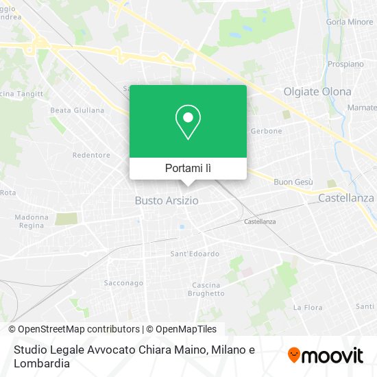 Mappa Studio Legale Avvocato Chiara Maino