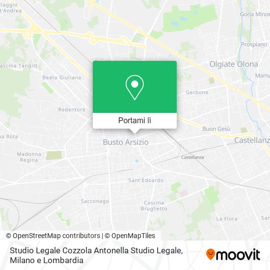 Mappa Studio Legale Cozzola Antonella Studio Legale