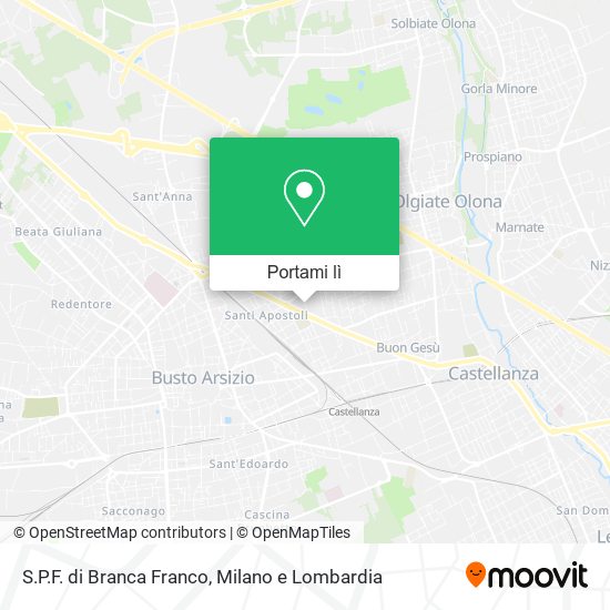 Mappa S.P.F. di Branca Franco