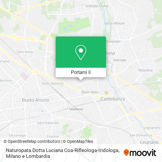 Mappa Naturopata Dotta Luciana Coa-Rifleologa-Iridologa