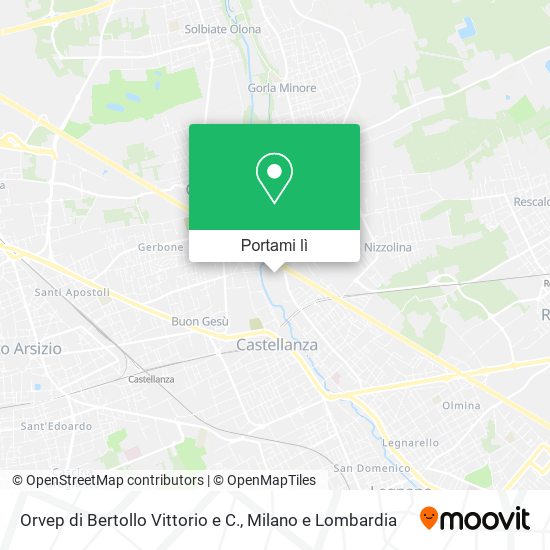 Mappa Orvep di Bertollo Vittorio e C.