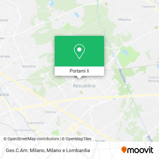 Mappa Ges.C.Am. Milano