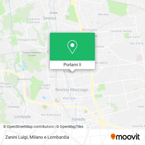 Mappa Zanini Luigi