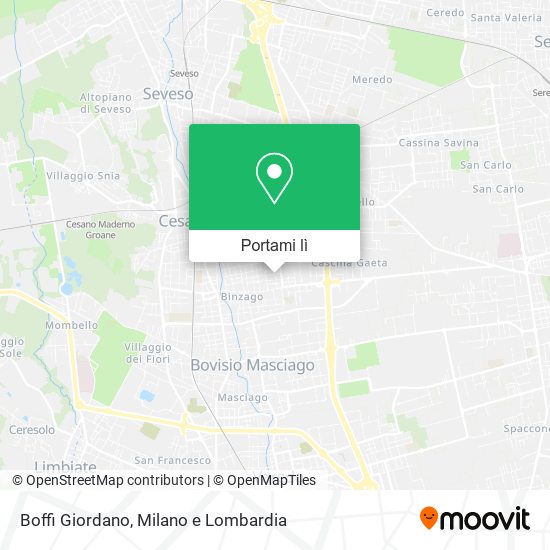 Mappa Boffi Giordano