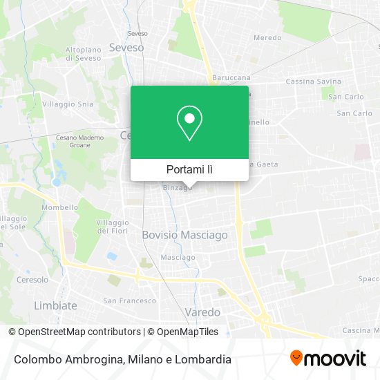 Mappa Colombo Ambrogina