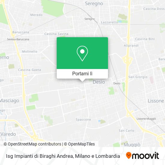 Mappa Isg Impianti di Biraghi Andrea