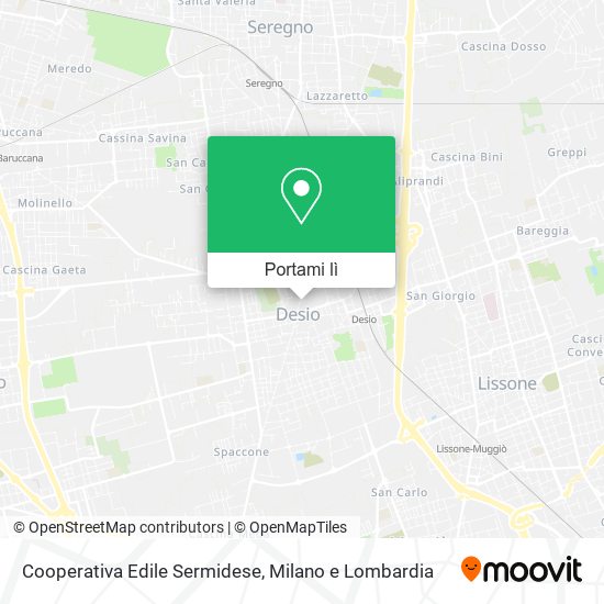 Mappa Cooperativa Edile Sermidese
