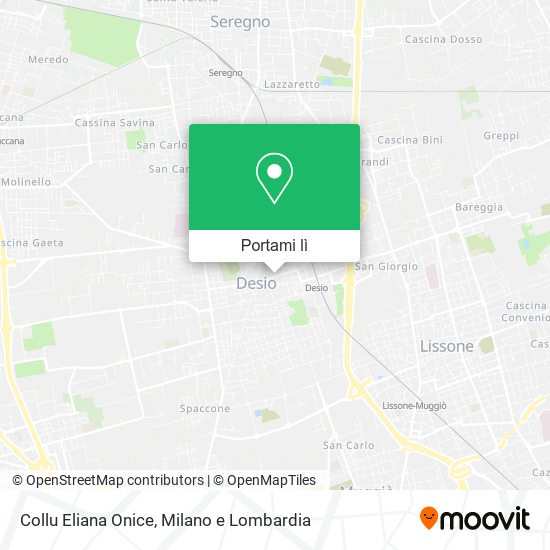 Mappa Collu Eliana Onice