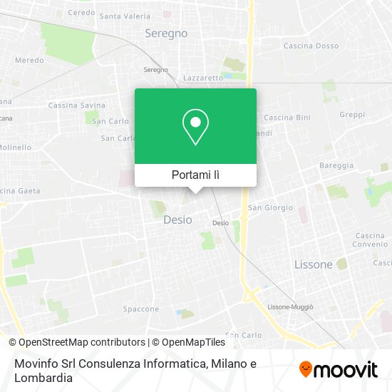 Mappa Movinfo Srl Consulenza Informatica