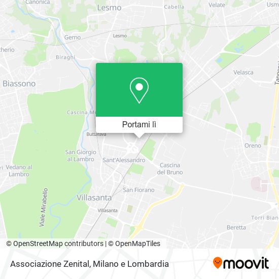 Mappa Associazione Zenital