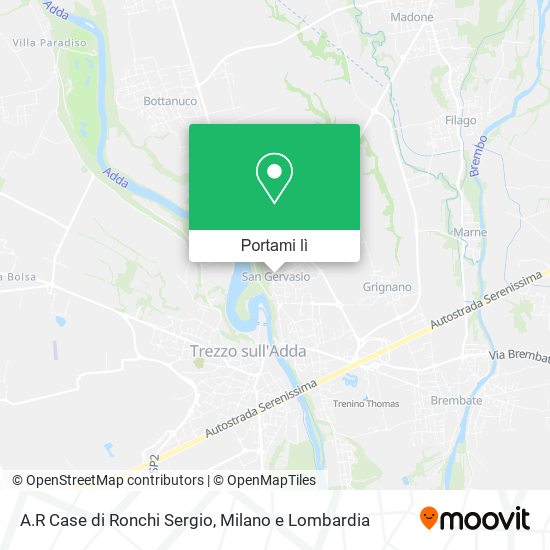 Mappa A.R Case di Ronchi Sergio