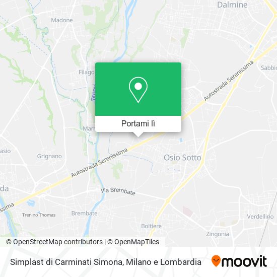 Mappa Simplast di Carminati Simona