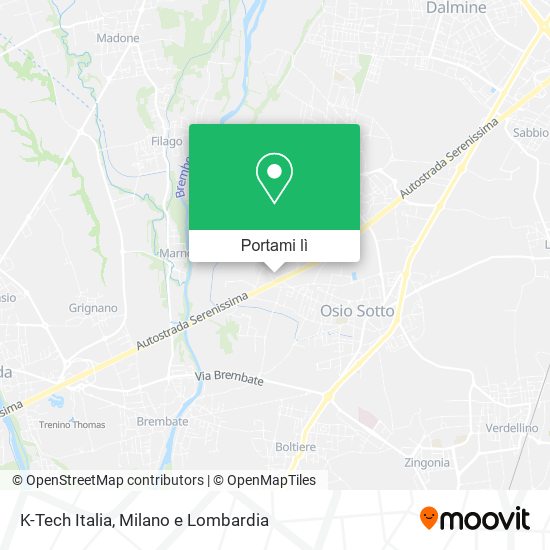 Mappa K-Tech Italia