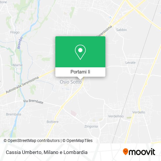 Mappa Cassia Umberto
