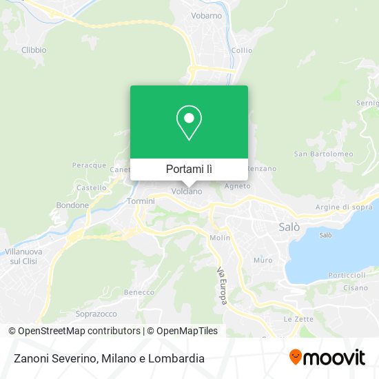 Mappa Zanoni Severino