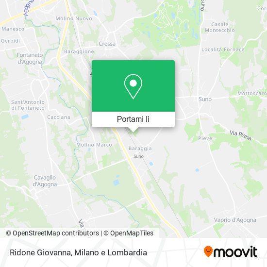 Mappa Ridone Giovanna