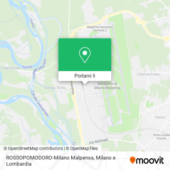 Mappa ROSSOPOMODORO-Milano Malpensa