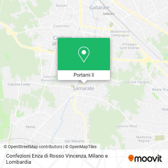 Mappa Confezioni Enza di Rosso Vincenza