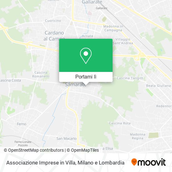 Mappa Associazione Imprese in Villa