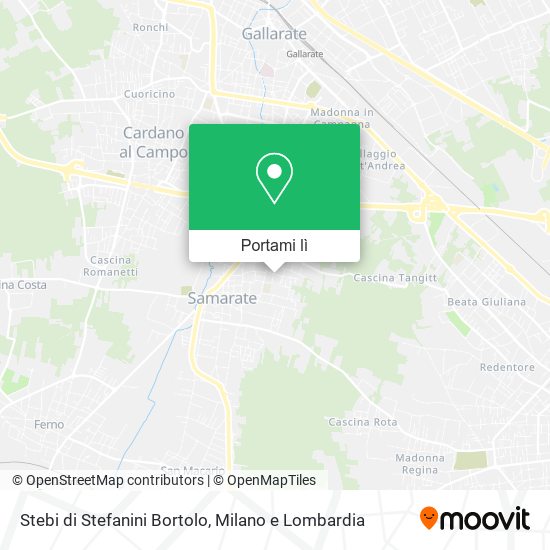 Mappa Stebi di Stefanini Bortolo