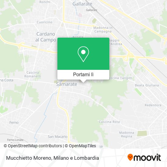 Mappa Mucchietto Moreno