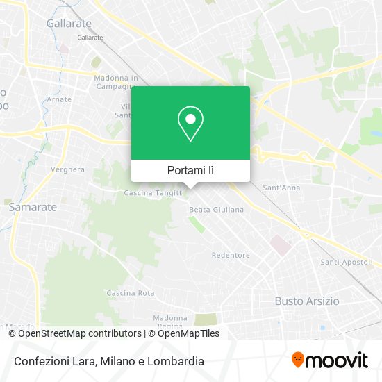 Mappa Confezioni Lara