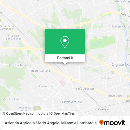 Mappa Azienda Agricola Merlo Angelo