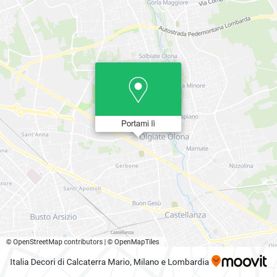 Mappa Italia Decori di Calcaterra Mario