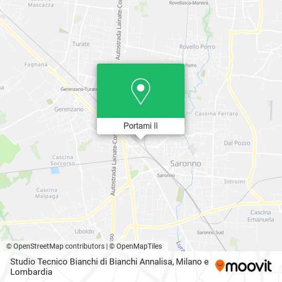 Mappa Studio Tecnico Bianchi di Bianchi Annalisa