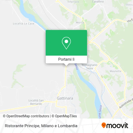 Mappa Ristorante Principe